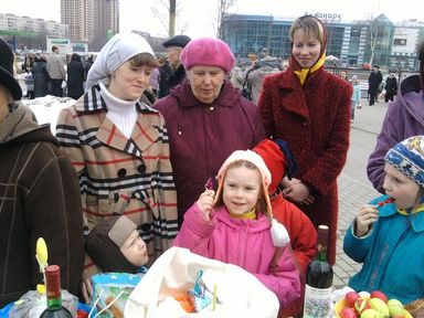 освящение куличей